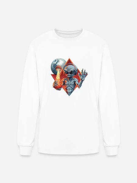 IlluminET101 - Men's Long Sleeve T-Shirt - white