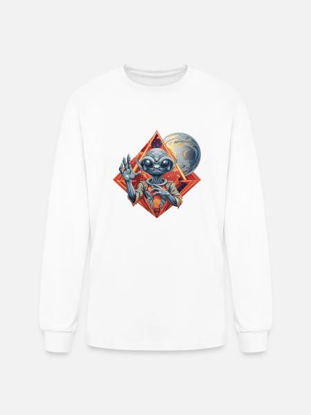 IlluminET95 - Men's Long Sleeve T-Shirt - white