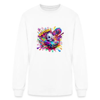 Galactic Vibes: Plosion of Splashes - GoTcha! - Men's Long Sleeve T-Shirt - white - Front