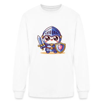 Chibi Knight - Men's Long Sleeve T-Shirt - white - Front