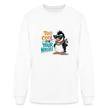 Too Cute for Your Nonsense - Men's Long Sleeve T-Shirt - white - Front