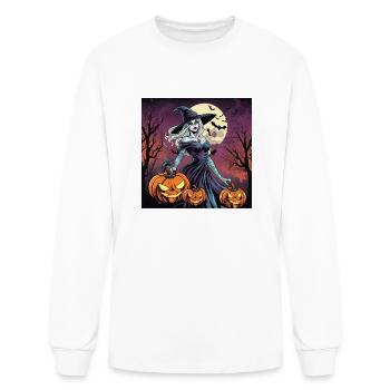 Witch of the Full Moon - Men's Long Sleeve T-Shirt - white - Front