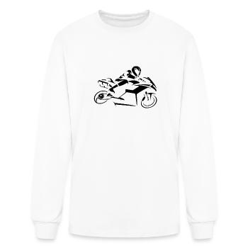 highway rogue : bikers - Men's Long Sleeve T-Shirt - white - Front