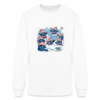 Berry Cold Battle - Men's Long Sleeve T-Shirt - white - Front