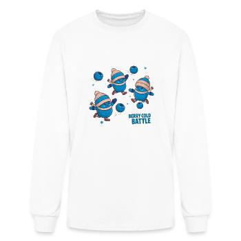 Berry Cold Battle - Men's Long Sleeve T-Shirt - white - Front