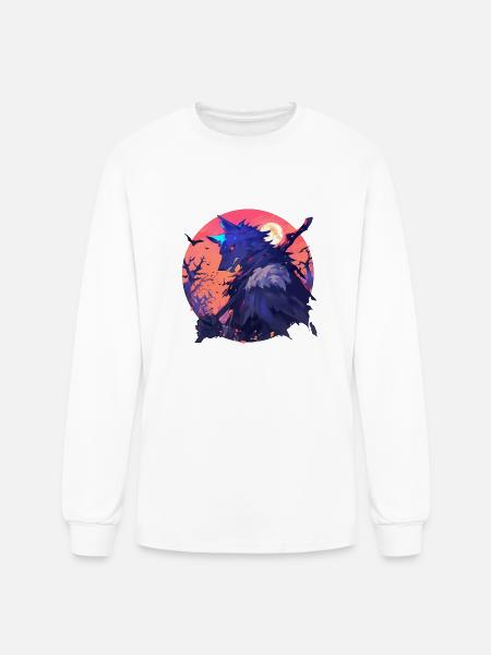 Werewolf Halloween - Men's Long Sleeve T-Shirt - white
