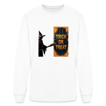 Witching Hour: Trick or Treat - Men's Long Sleeve T-Shirt - white - Front