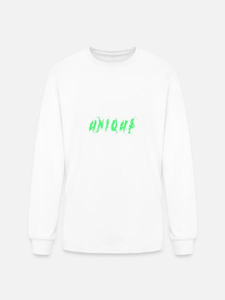 Unique - Men's Long Sleeve T-Shirt - white