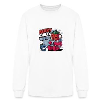 Berry Chill Vibes - Men's Long Sleeve T-Shirt - white - Front