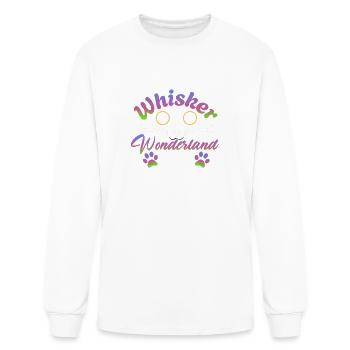 Whisker Wonderland - Men's Long Sleeve T-Shirt - white - Front