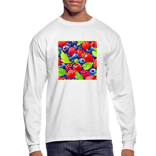 Summer Berry Medley - Men's Long Sleeve T-Shirt
