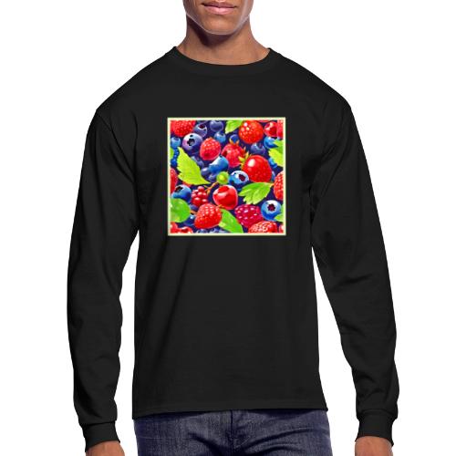 Summer Berry Medley - Men's Long Sleeve T-Shirt