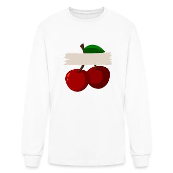 Cherry - Men's Long Sleeve T-Shirt - white - Front