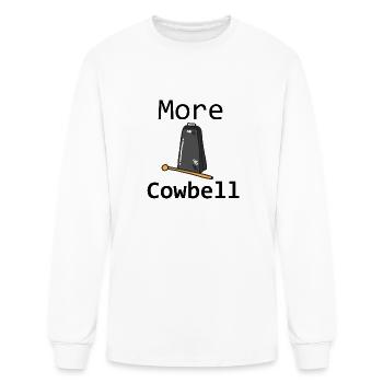 More Cowbell - Men's Long Sleeve T-Shirt - white - Front