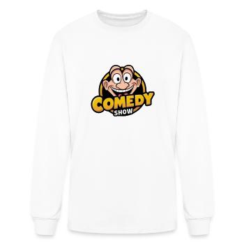 Comedy Show - Men's Long Sleeve T-Shirt - white - Front