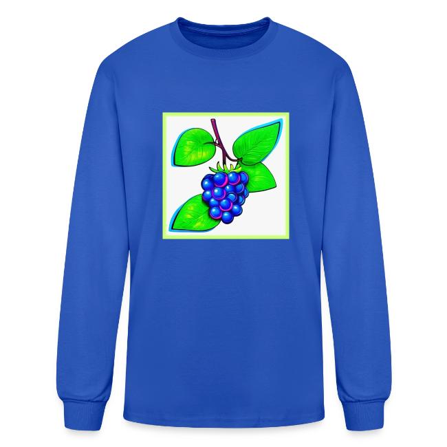 Vibrant Blueberry Pop Art