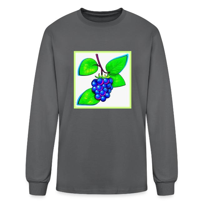 Vibrant Blueberry Pop Art