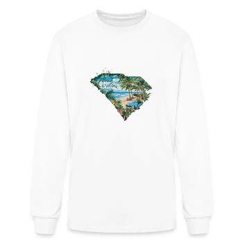 South Carolina - Men's Long Sleeve T-Shirt - white - Front