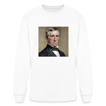 Portrait Of William Henry Harrison - Men's Long Sleeve T-Shirt - white - Front
