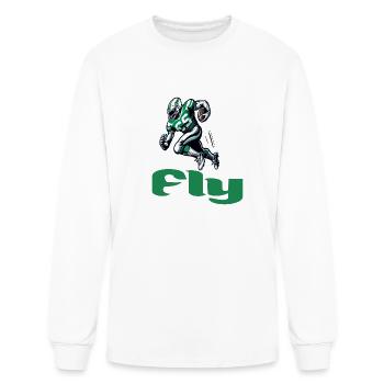 Fly Eagle Birds for Toddler Youth Kids Boys Girls - Men's Long Sleeve T-Shirt - white - Front