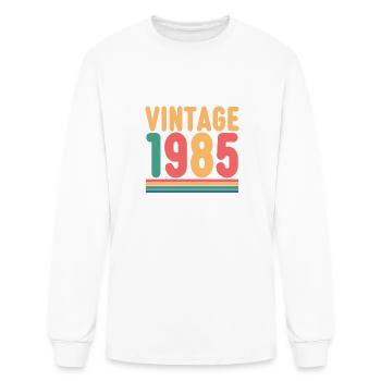 Vintage 1985 - Men's Long Sleeve T-Shirt - white - Front