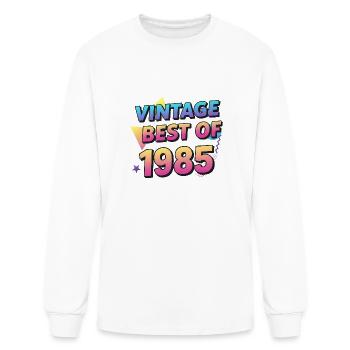Vintage 1985 - Men's Long Sleeve T-Shirt - white - Front