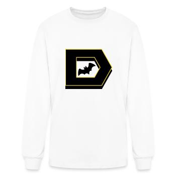 D Initial - Men's Long Sleeve T-Shirt - white - Front