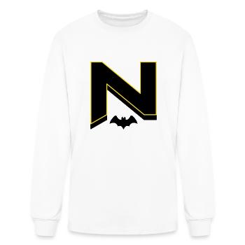 N Initial - Men's Long Sleeve T-Shirt - white - Front