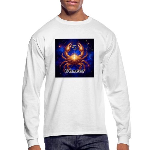Cancer zodiac designs, constellations, universe - Men's Long Sleeve T-Shirt