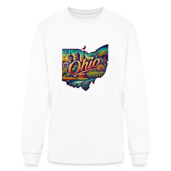 Ohio - Men's Long Sleeve T-Shirt - white - Front