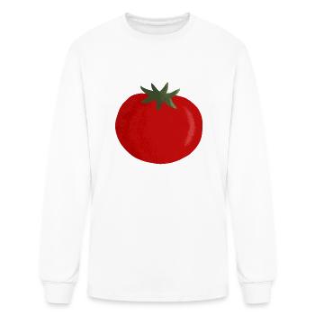 tomato - Men's Long Sleeve T-Shirt - white - Front
