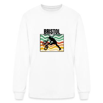 Bristol - Men's Long Sleeve T-Shirt - white - Front
