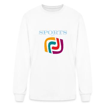 Sportif - T-shirt à manches longues Homme - blanc - Devant