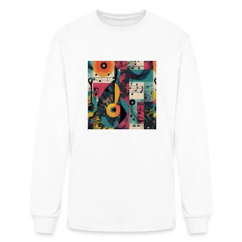 Artistic Collages - Men's Long Sleeve T-Shirt - white - Front