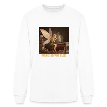 Shy Fairy's Online Shopping Frustration - Men's Long Sleeve T-Shirt - white - Front