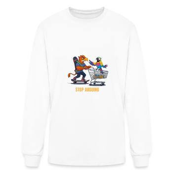 Feathers and Frustration - Men's Long Sleeve T-Shirt - white - Front
