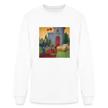 4 Illustration - Men's Long Sleeve T-Shirt - white - Front
