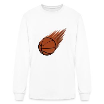 Comet Basketball - Men's Long Sleeve T-Shirt - white - Front