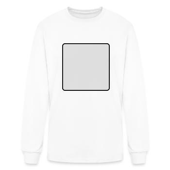 square outline - Men's Long Sleeve T-Shirt - white - Front