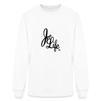 Jet life. - Men's Long Sleeve T-Shirt - white - Front