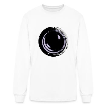 Camera Lens Objetivo óptico de cámara - Men's Long Sleeve T-Shirt - white - Front