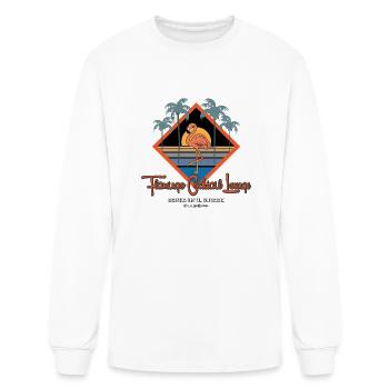 Flamingo Cocktail Lounge Islamorada - Men's Long Sleeve T-Shirt - white - Front