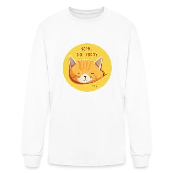 Nope Not Today - Men's Long Sleeve T-Shirt - white - Front