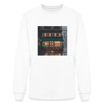 Quite place - Men's Long Sleeve T-Shirt - white - Front