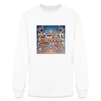 Emily With the crown - Men's Long Sleeve T-Shirt - white - Front