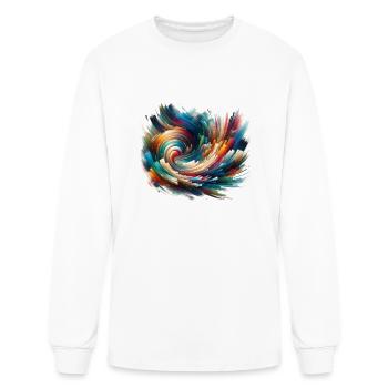 Spiral of Spectrum - Men's Long Sleeve T-Shirt - white - Front