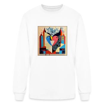 Broken heart - Men's Long Sleeve T-Shirt - white - Front