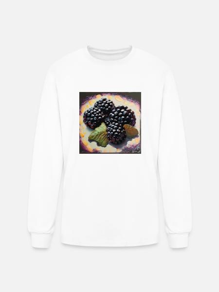 Berries and style - Men's Long Sleeve T-Shirt - white