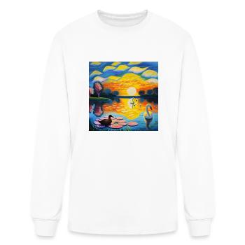 Sunset imagination - Men's Long Sleeve T-Shirt - white - Front