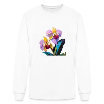 The beauty of orchids - Men's Long Sleeve T-Shirt - white - Front